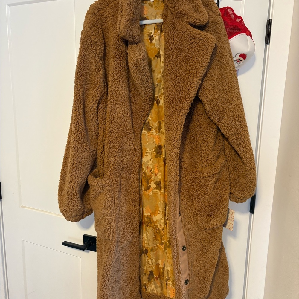 Free People Teddy Bear Coat NWT